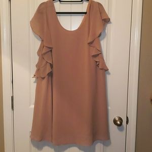 UMGEE FLUTTER SLEEVE DRESS